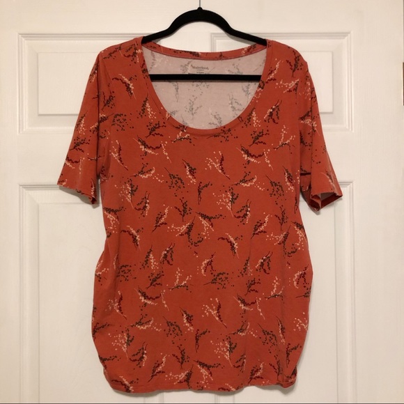 Motherhood Maternity Half Sleeve Top Orange XL - Picture 1 of 4
